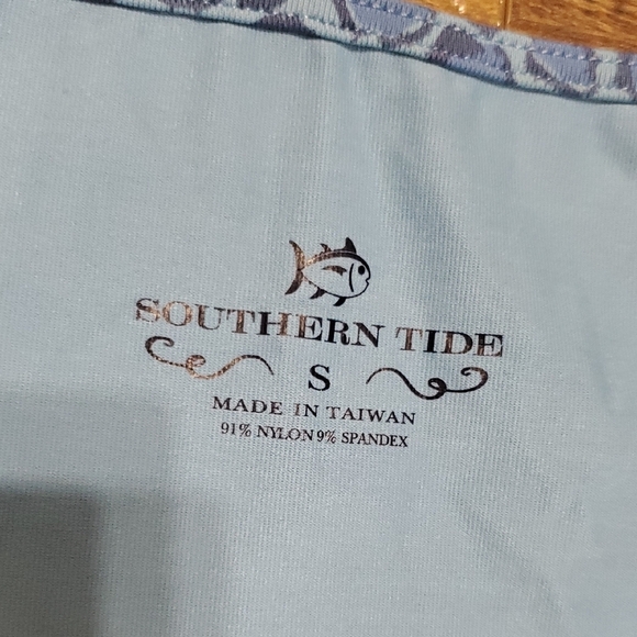 Southern Tide Blue Leopard Print  Mini Dress - Picture 2 of 7